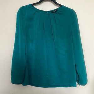 JCrew - Teal Long Sleeved Blouse - Size S